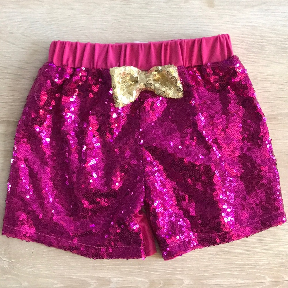 Pink sequin shirts with gold sequin now